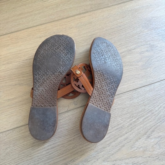 Tory Burch Metallic Brown Thong  Miller Sandals - Picture 6 of 7